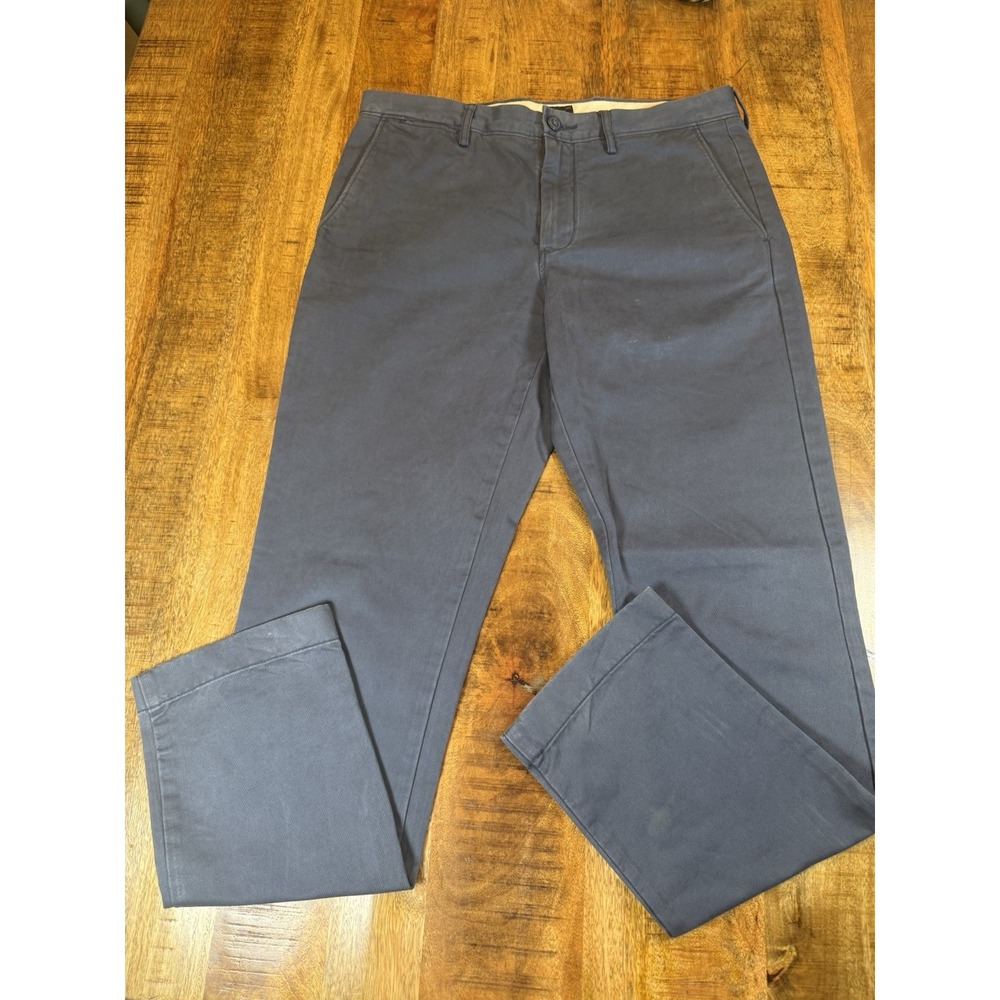 J.Crew Broken-In Chino Pants Men's 32x32 Blue 100% Cotton Straight Leg